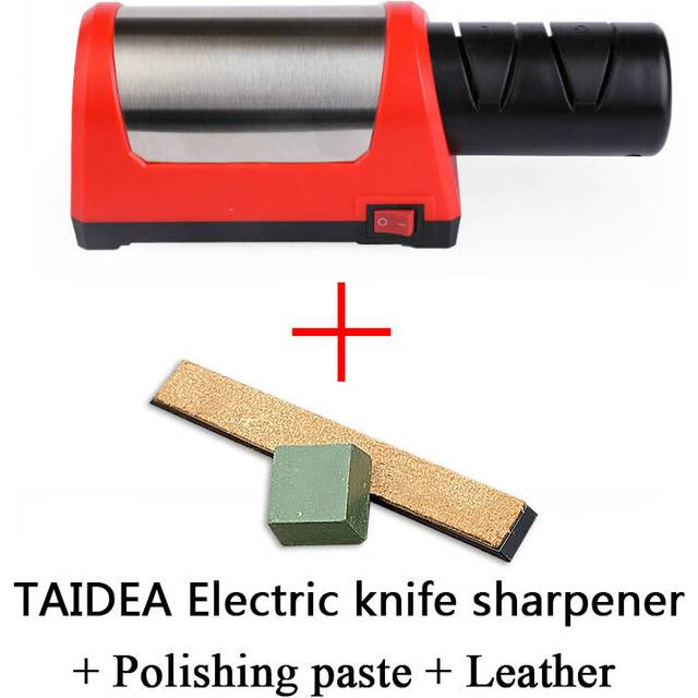 (a-Set A Ships within 24 hour) TAIDEA [Electric] Knife Sharpener Sharpening Stone Professional 600/1000# Diamond Ceramic Kitchen Sharpeners Machine TG