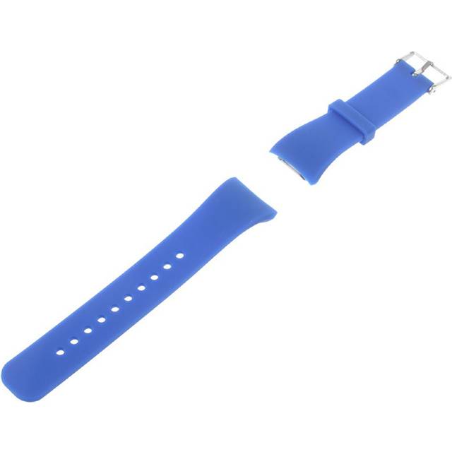 Silikon Klockarmband för Samsung Gear Fit 2 - Mörkblå