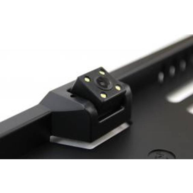 AMiO 01016 Backkamera 12 Bak svart med LED, vattentät utan sensor