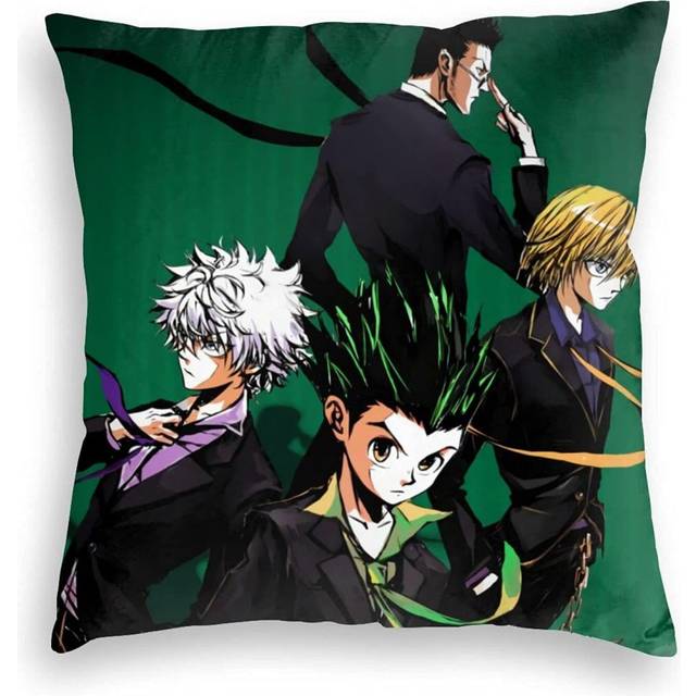 Throw Pillow Covers Hunter X Hunter Pillow Case Sofa Bed Couch Throw Cushion Cover Decoration 18x18 Inch