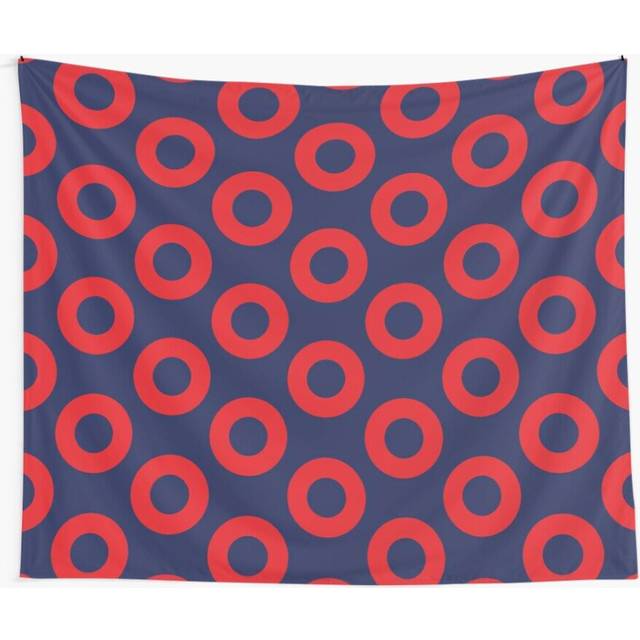 Tapestry 60x50inch Fishman Doughnut Phish Pattern by Custeez Wall Hanging Art DÃ©cor Living Room