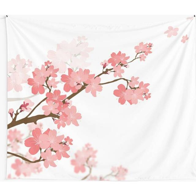 Tapestry 60x50inch Cherry Wall Hanging Art DÃ©cor Living Room