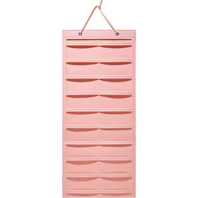 (a-Ivory) Hanging Hair Claw Clips Organizer Large Capacity Display Holder for Women Girls Wall Door Closet