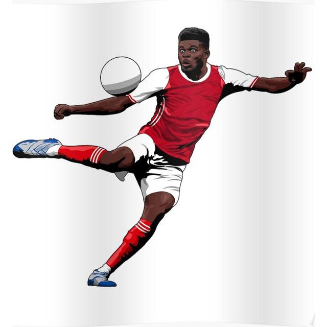 Posters Thomas Partey 16x20 inch or 20x20 inch Wall Art Soccer Print