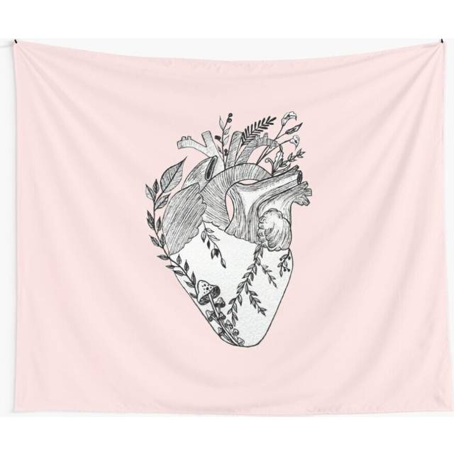 Tapestry 60x50inch Heart And Soul Wall Hanging Art DÃ©cor Living Room