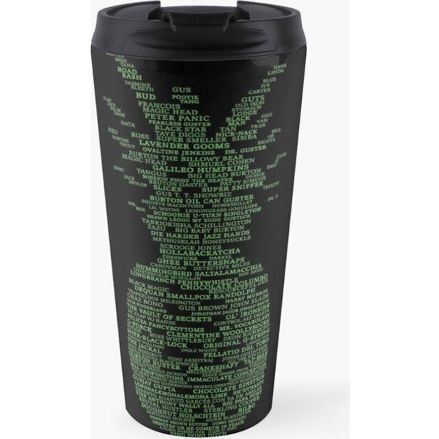 Insulated Travel Coffee Mug Psych Pineapple Gus Nicknames Stainless Steel Cup Tumbler 17oz