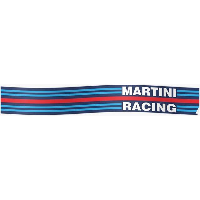 Posters Martini Racing 16x20 inch or 20x20 inch Wall Art Soccer Print