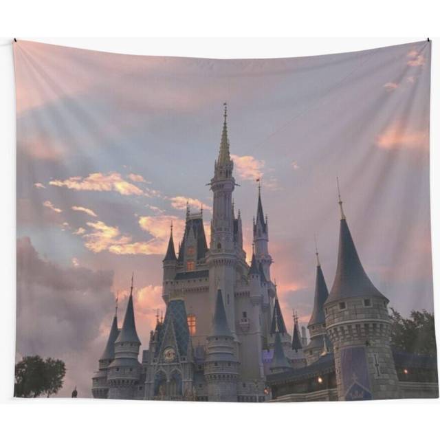 Tapestry 60x50inch Disney Castle Wall Hanging Art DÃ©cor Living Room