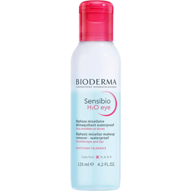 Bioderma Sensibio H2O Eye Biphasic Micellar Makeup Remover 125ml - Waterproof