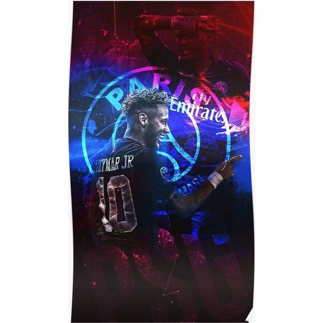 Posters Art Neymar 16x20 inch or 20x20 inch Wall Art Soccer Print
