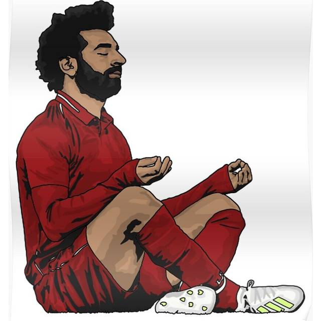 Posters Yoga Mo Salah v2 16x20 inch or 20x20 inch Wall Art Soccer Print