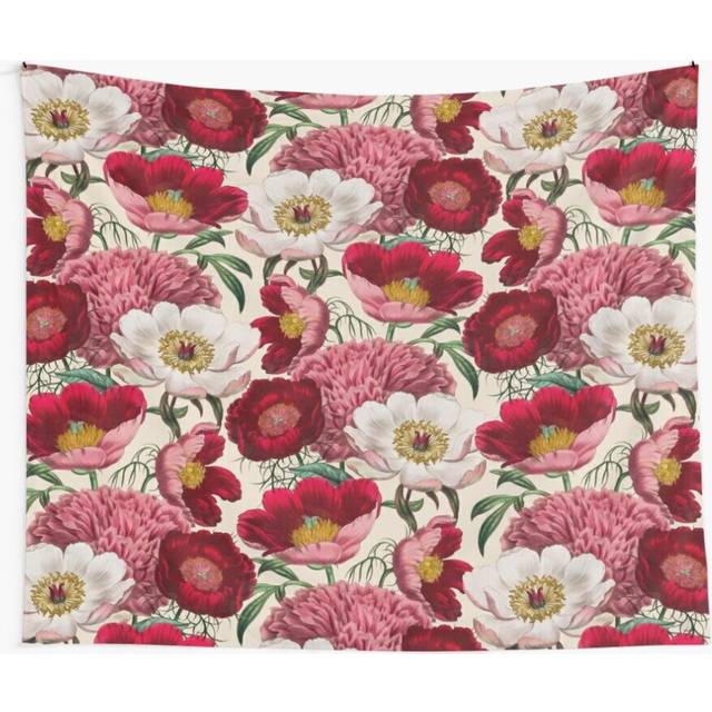 Tapestry 60x50inch Flower Garden Wall Hanging Art DÃ©cor Living Room