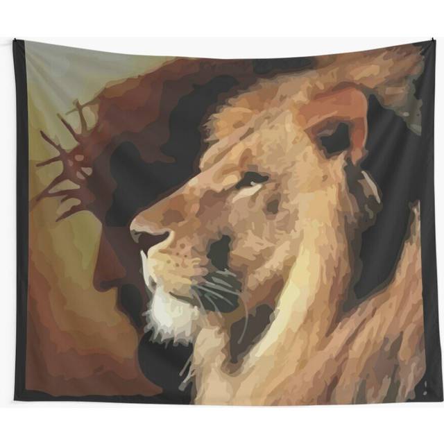 Tapestry 60x50inch Lion of Judah Art Wall Hanging Art DÃ©cor Living Room