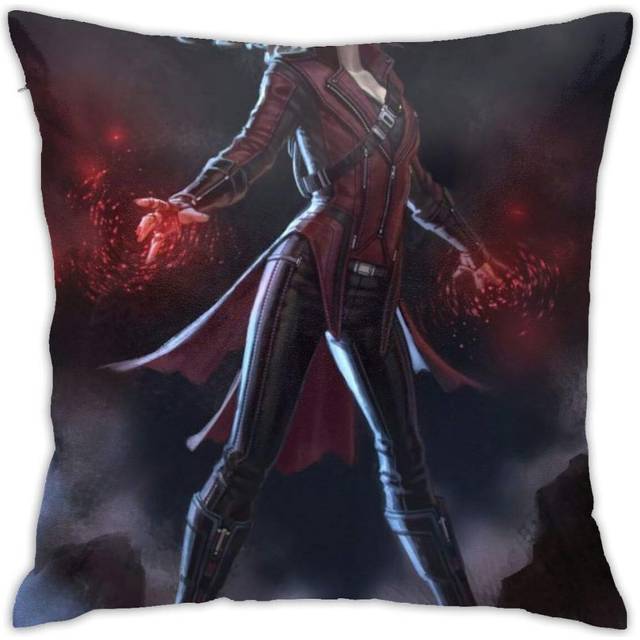 Scarlet Witch Throw Pillow Covers 18 X 18 Inch, Pillow Case Modern Cushion Cover Square Pillowcase Decoration.