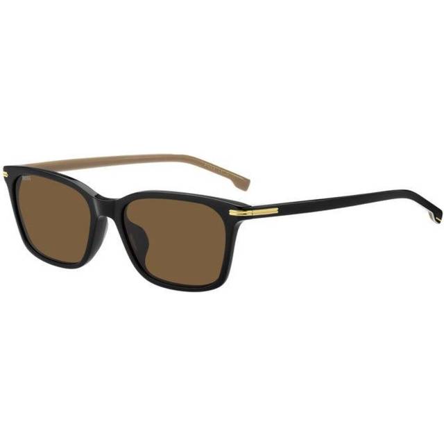 Hugo Boss Man BOSS 1669/F/SK 807/70 Solglasögon Acetat Svart Brun Fyrkantig
