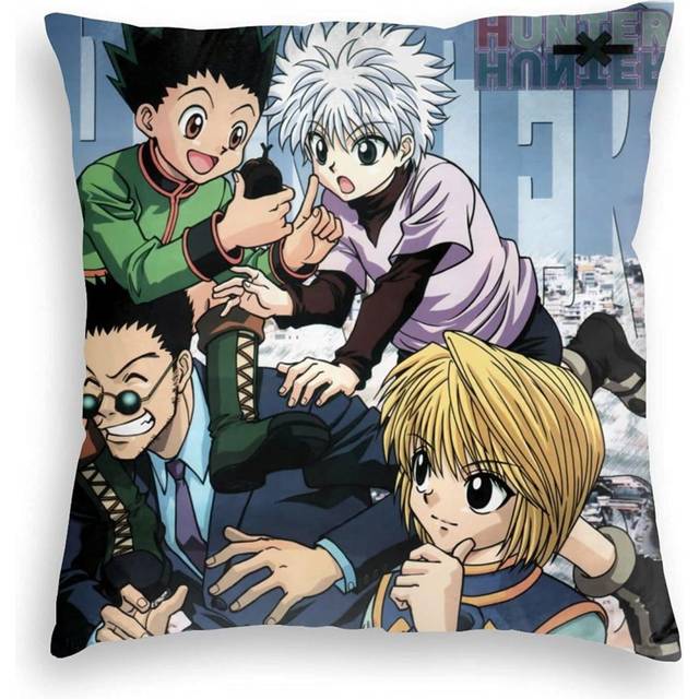 Throw Pillow Covers Hunter X Hunter Pillow Case Sofa Bed Couch Throw Cushion Cover Decoration 18x18 Inch