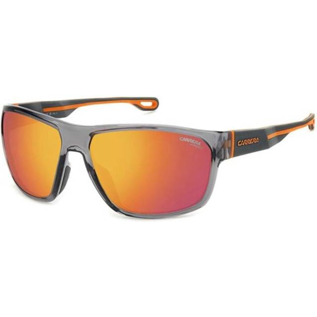 Carrera Man CARRERA 4018/S M9L/UZ Solglasögon Biopolyamid Grå Röd Fyrkantig Flerlager