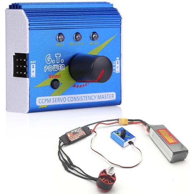 Motor Servo Tester Multifunction ESC Master Speed Controller Motor Checker
