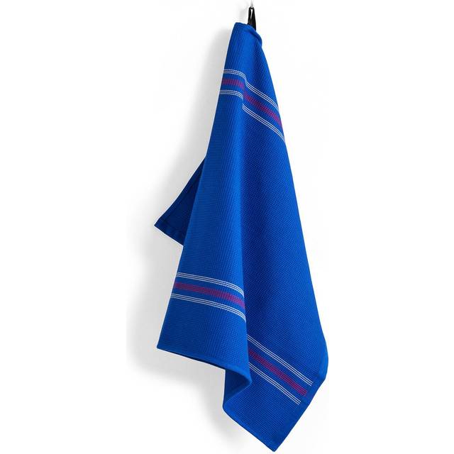HAY Canteen kitchen towel 52x80 cm Blue/fuchsia