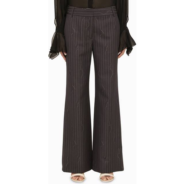 Wide-Fit FORGED IRON Pinstriped Pants size 40 (40)