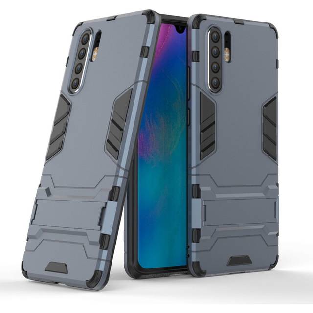 Stöttåligt Huawei P30 Pro skal med kickstand - Blå