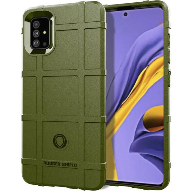 Rugged Shield Samsung Galaxy A51 skal - Grön