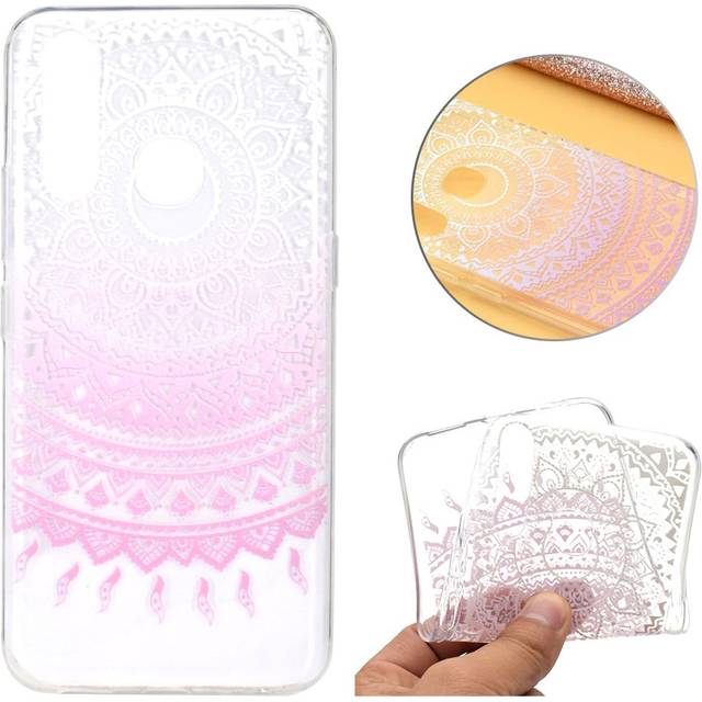 Deco Huawei P40 Lite E skal - Rosa Mandala