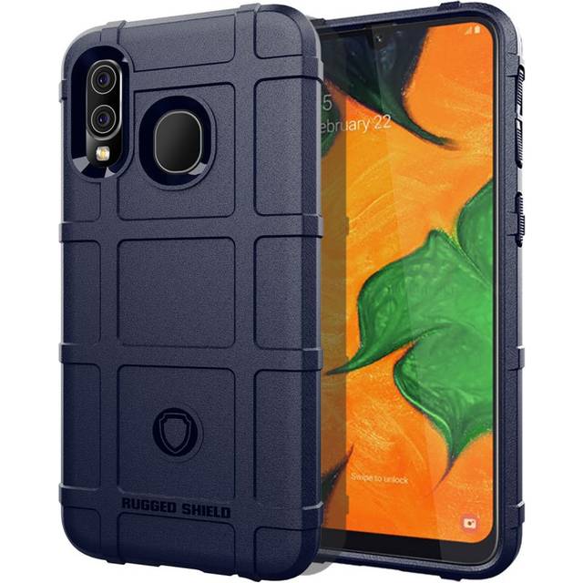 Rugged Shield Samsung Galaxy A40 skal - Blå