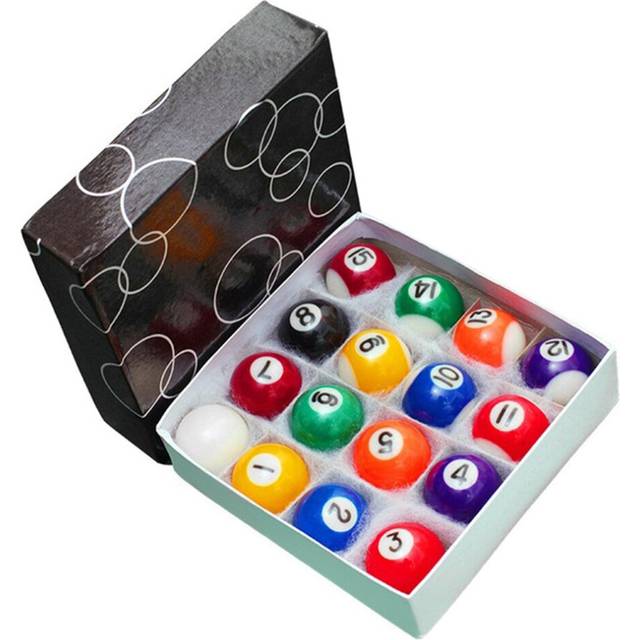 Professional 25mm Children Table Balls Set Resin Small Pool Cue Balls Full Set 16 Pcs Mini Billiard Balls Set