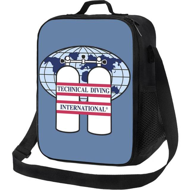 Kids Lunch Bag Technical Diving International (TDI)- TDI Original Logo Merch Insulated Tote Box for Girls Boys Back to School