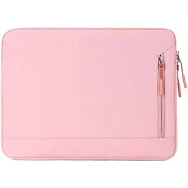 Vattenavvisande elegant Oxford fodral för bärbar dator m. Sidoficka - 15.6 - Rosa