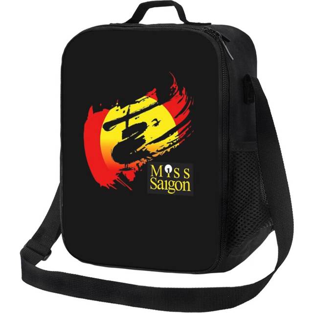 Kids Lunch Bag Miss Saigon Musical Broadway Show Theatre 61 Gift Men Women Insulated Tote Box for Girls Boys Back to School