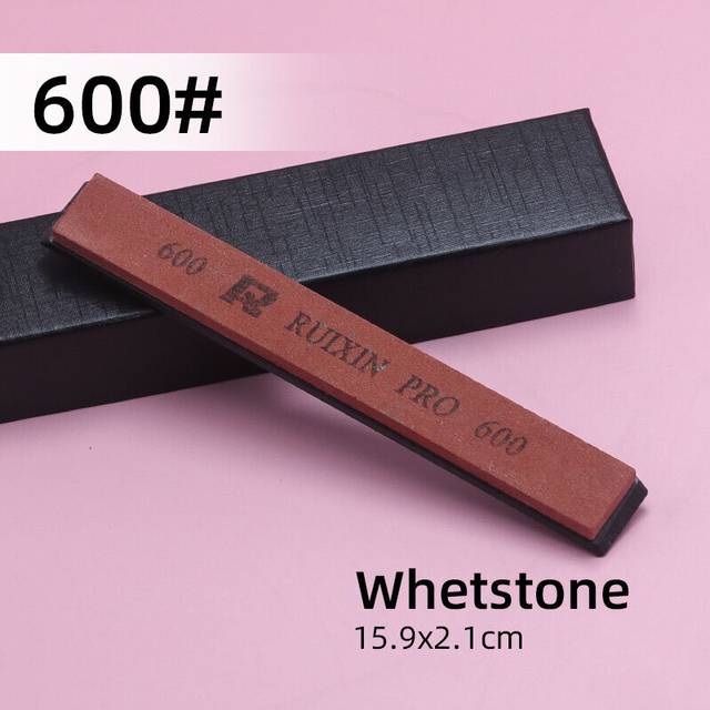 (a-RUIXIN 600) Knife Sharpener Diamond Bar 120-3000#Grit Ruixin Whetstone Sharpening Tools Sets Professional Honing Stone Kitchen Accessories