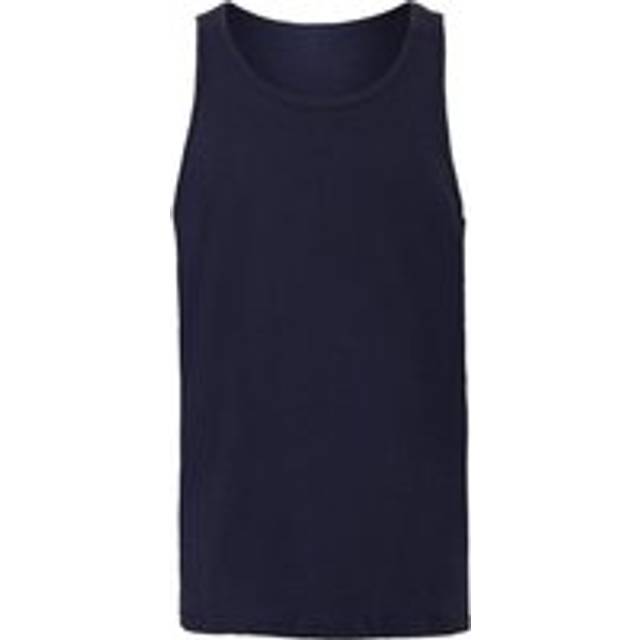 (L, Navy) Bella + Canvas Unisex Adult Jersey Tank Top