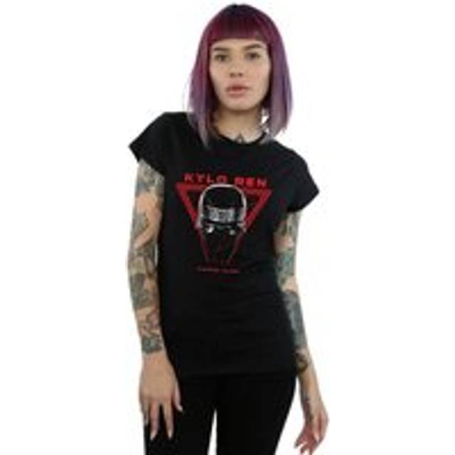 Star Wars The Rise Of Skywalker Supreme Leader Kylo Ren Cotton T-Shirt - Black