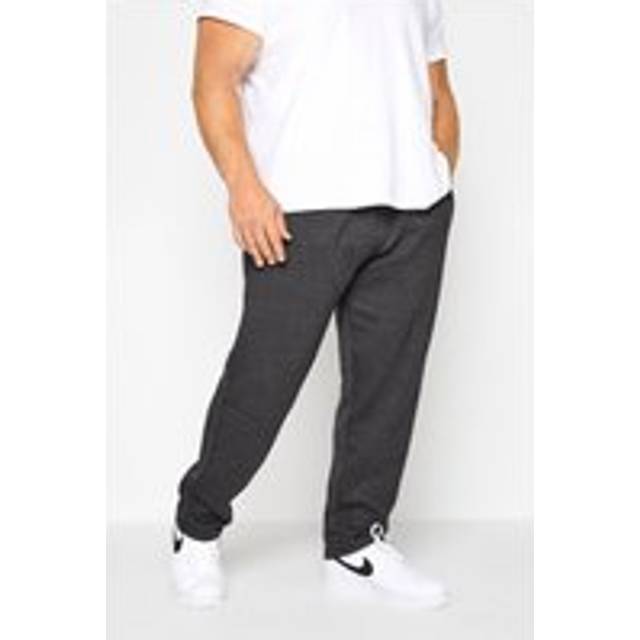 Size 2Xl Mens Kam Big & Tall Charcoal Grey Basic Joggers Big & Tall - 2XL