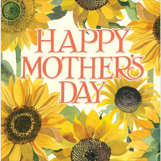 Emma Bridgewater Happy Mother's Day Sunflower Sunshine Artistic Greeting Card