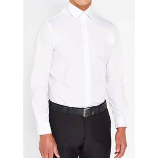 Remus Uomo - White Tapered Fit Shirt 17"