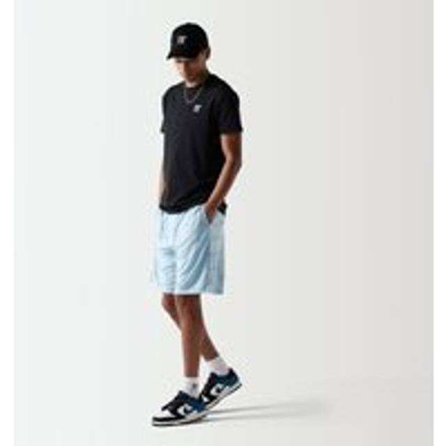 Embossed Towelling Shorts - Ice Blue