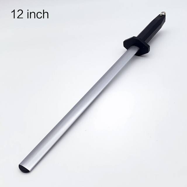 (a-12 inch B) Oval diamond sharpener steel sharpener with ABS handle professional knife sharpener Sharpening rod musat diamond musat Sharpen
