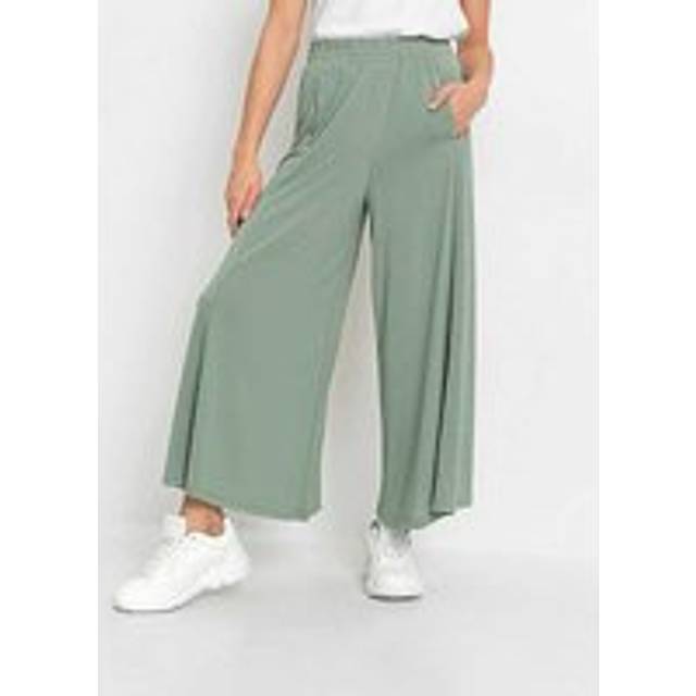 bonprix Jersey Culottes - Green