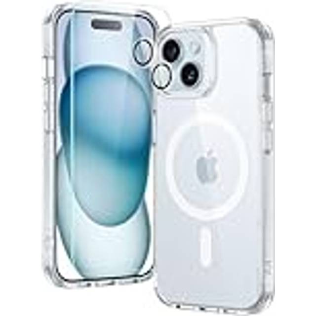 ESR compatible with iPhone 15 case Set 1 Tempered-glass Screen Protect