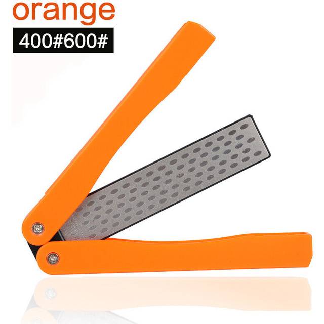 (a-SHANXING-CHENG) Diamond sharpener Portable Double Side Whestone for Pocket Folding Knife Sharpening Stone Sharpener Suitable for outdoor
