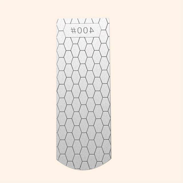 (a-400 grit) Multi-function Knife Sharpener Professional Double-side Diamond Sharpening Stone with Handle Fixed Angle Tools Spyderco Grinder