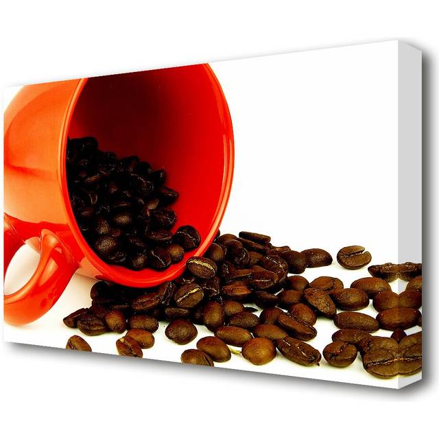 Coffee Bean Magic Kitchen - Wrapped Canvas Photograph Print (66.04cm H x 101.6cm W x 4.4cm D)
