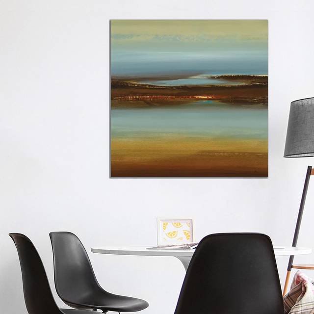 Zen Land by - Wrapped Canvas Painting (93.98 cm H x 93.98 cm W x 3.175 cm D)