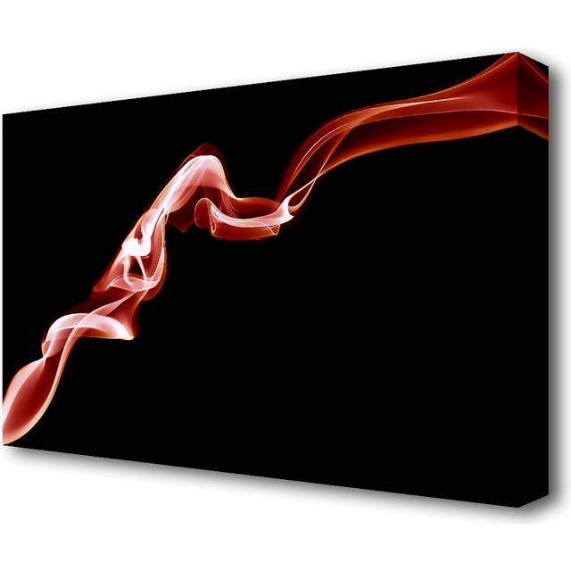 Pink Silk Twist - Wrapped Canvas Graphic Art Print (81.3 cm H x 121.9 cm W)