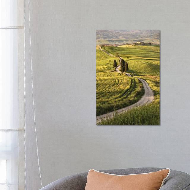 Europe, Italy, Tuscany, Val D&#39;Orcia by John Ford - Wrapped Canvas Painting (66.04cm H x 45.72cm W)