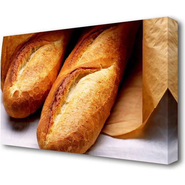 French Stick Kitchen - Wrapped Canvas Photography Print (81.3 cm H x 121.9 cm W)