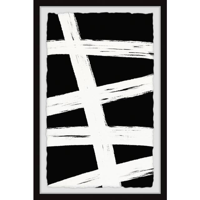 "Wooden Ties" Framed Painting Print (45cm H x 38cm W)